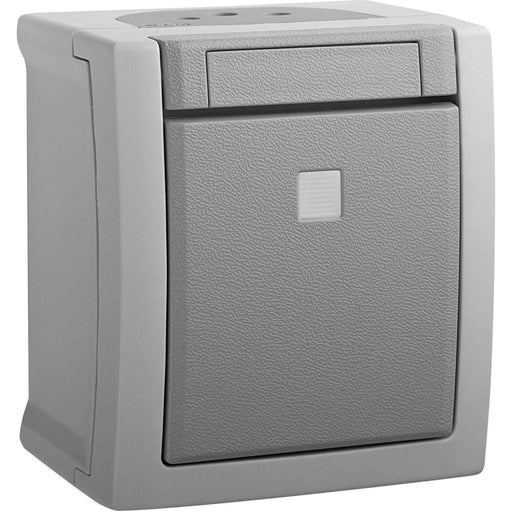 Panasonic - Installationsschalter Wechselschalter beleuchtet 90591063-DE FR-AP IP54