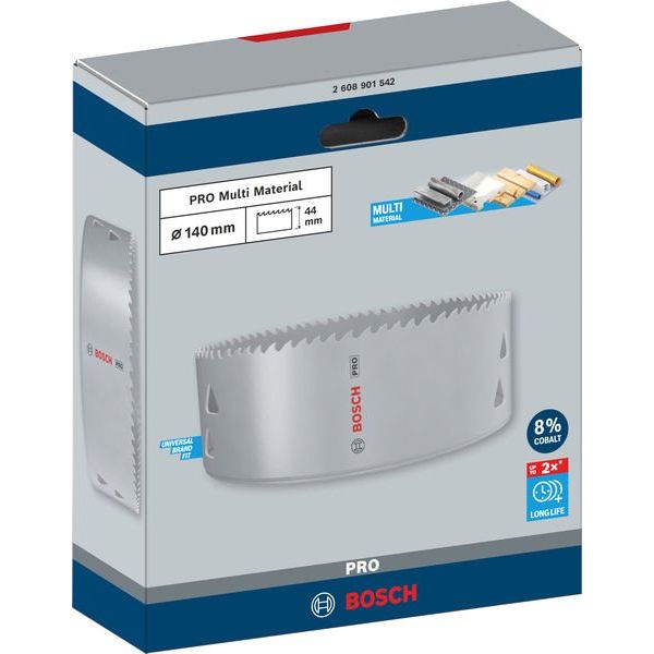 Bosch - Lochsäge PRO Multi Material 2608901542 Lochsäge 140 mm mit