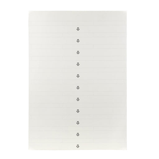 Merten - Bezeichnungsmaterial für Installationsschalterprogramme Beschriftungsstreifen MEG3926-6000 f.Schalter