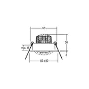 Brumberg Leuchten - Downlight/Strahler/Flutlicht LED-Einbaustrahler 350 mA 12376083