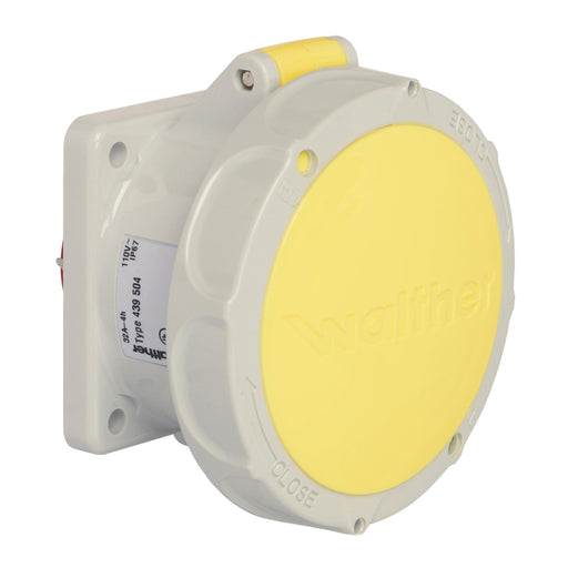 Walther Werke - CEE-Anbausteckdose (IEC 60309) Anbaudose gerade 32A 439404 4P 110V 4h IP67