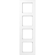 Jung - Abdeckrahmen Rahmen 4-fach A 5584 BF WW waage/senkrecht