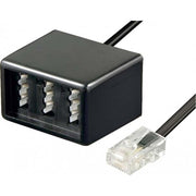 Goobay - Kommunikationstechnik-Adapter TAE Adapter NFN-RJ45 68024 0,2m,sw,St/Bu