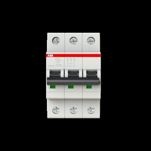 ABB Stotz S&J - Leitungsschutzschalter Sicherungsautomat S203-Z20 6kA 20A Z 3p