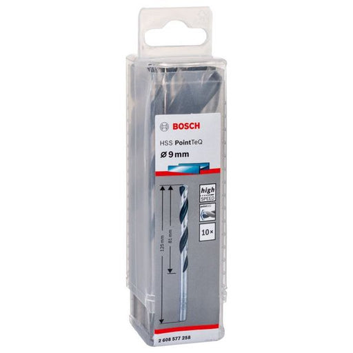 Bosch - Bohrer Metallspiralbohrer HSS 2608577258 (VE10) PointTeQ DIN 338 9,0