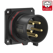 Walther Werke - CEE-Gerätestecker (IEC 60309) CEE NEO Phasenwender FW611506PH gerade 16A5P6h IP54 − 10 Stück