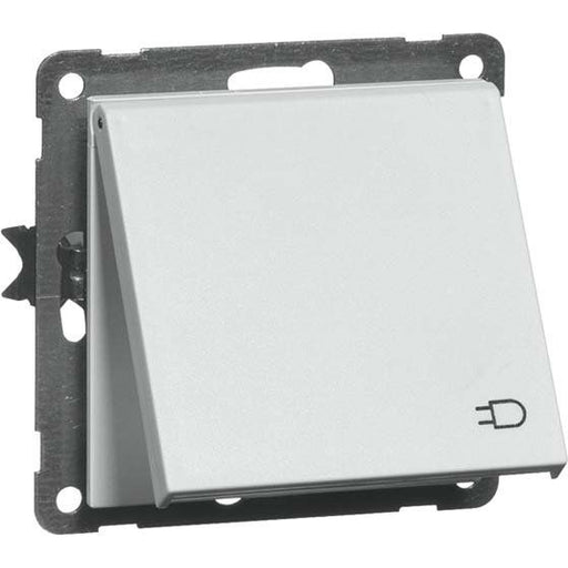 Peha - Schalter-/Steckdosenkombination SCHUKO-Steckdose alu D 20.6511.70 K 16A 250V 2-pol