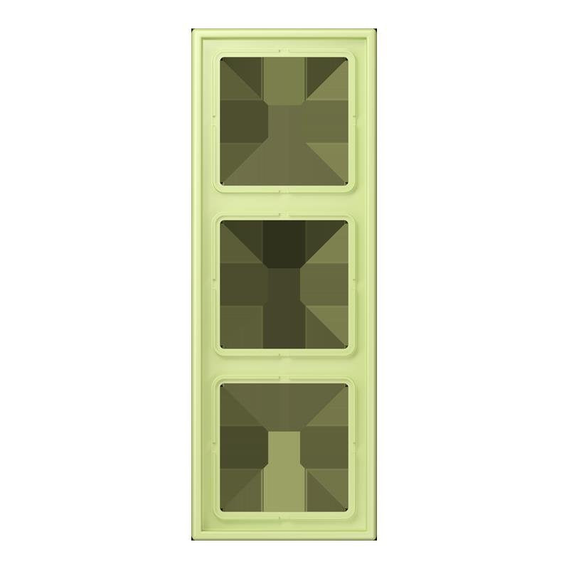 Jung - Abdeckrahmen Rahmen 3-fach LC 983 222 vert jaune clair