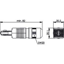 Telegärtner - LWL-Steckverbinder STX V4 2SC Steckerset 100007603 SM