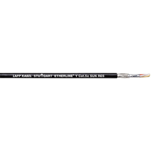 Lapp Kabel&Leitung - Daten- und Kommunikationskabel ETHERLINE Y CAT.5e BK 2170901/100 2x2xAWG22/7 − 100 Meter