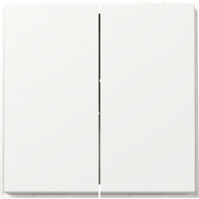 Gira - Abdeckung/Bedienelement für Installationsschalterprogramme Wippe 2f gerade 349566 Reinweiß
