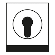 Jung - Abdeckung/Bedienelement für Installationsschalterprogramme Abdeckung go GO 2928 für Schlüsselschalt