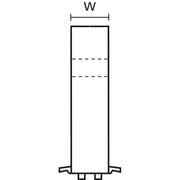 HellermannTyton - Halteklammer für Verdrahtungskanal Drahthalteklammer HTWD-BWR-100X60 − 10 Stück