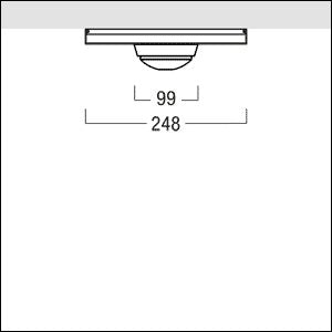 Zumtobel - Elektrisches Zubehör/Ersatzteile für Leuchten Anwesenheitssensor ED-SENS TEC-GP BK
