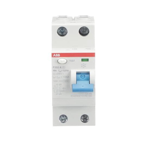 ABB Stotz S&J - Fehlerstrom-Schutzschalter FI-Schutzschalter F202A-16/0,01 pro M Compact