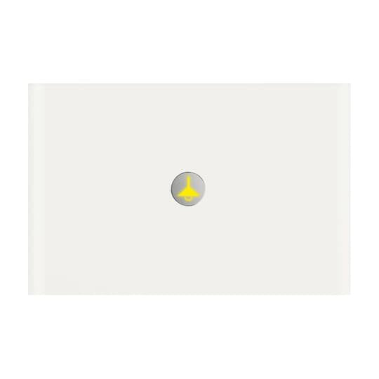 Busch-Jaeger - Bussystem-Tastsensor Bedienelement 6340-811-101 1fach, weißglas