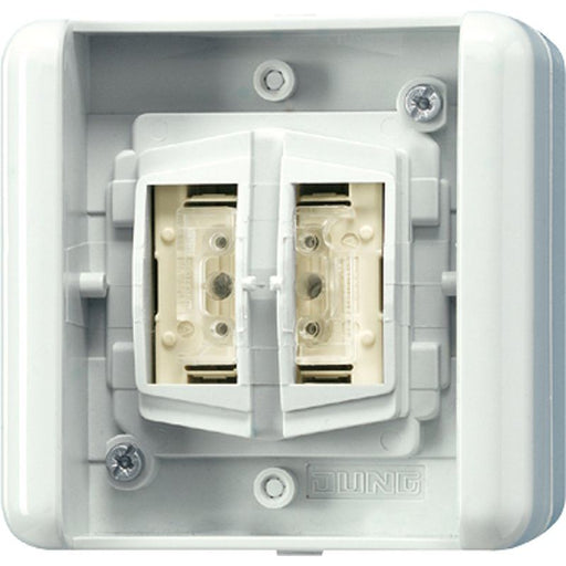 Jung - Bussystem-Tasterankopplung KNX Taster BA 8472.01 LED W 2f. Tasterstellung
