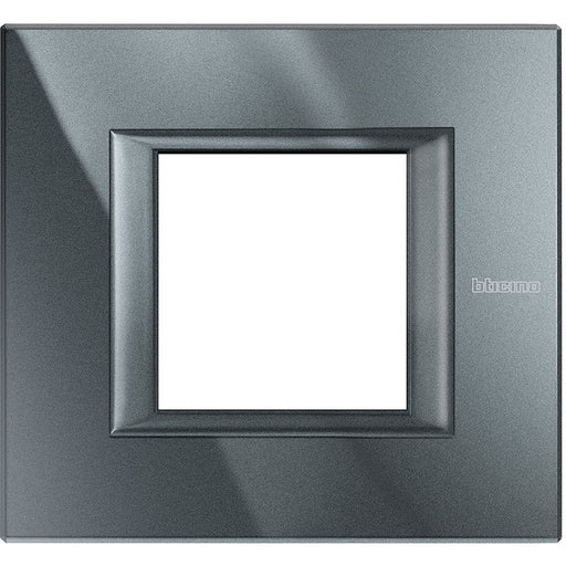 Legrand (BT) - Abdeckrahmen Axolute Rahmen 1-fach HA4802HS alu schwarz