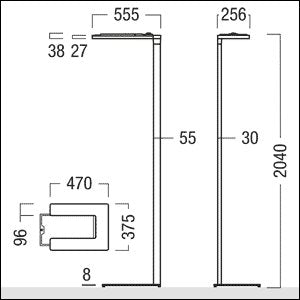 Zumtobel Group - Stehleuchte LED-Stehleuchte ARTELEA #42190027 940, weiß