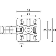 HellermannTyton - Rohrschelle IWS-Wellrohrhalter CTCC-IWS17-MB43-GY20 schraubbar, grau − 20 Stück