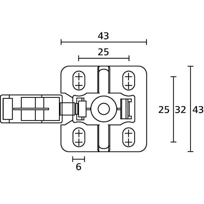 HellermannTyton - Rohrschelle IWS-Wellrohrhalter CTCC-IWS17-MB43-GY20 schraubbar, grau − 20 Stück