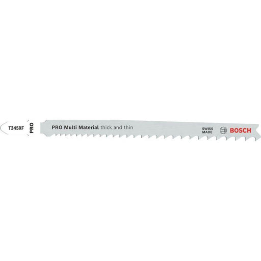Bosch - Stichsägeblatt PRO Multi Material thick 2608655101VE(2) and thin T345XF − 10 Packung