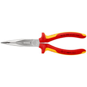 Knipex - Flachzange Flachrundzange 26 200 SB mit Schneide, 200mm