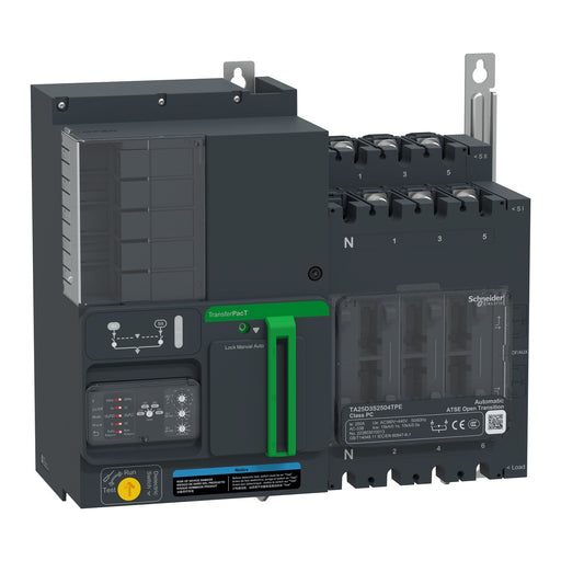 Schneider Electric - Lastschalter Netzumschaltung autom. TA25D3S2004TPE 200A 400V Drehknopf
