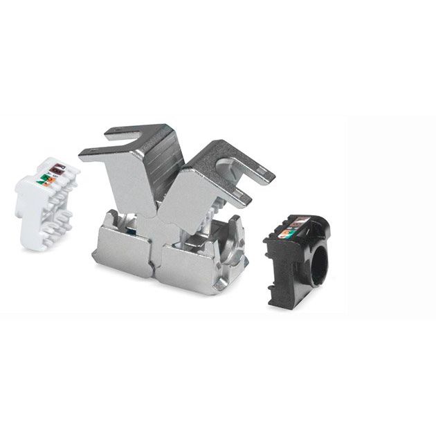 Dätwyler IT Infra - Modularer Steckverbinder Kabelverbinder 41548600ZY toollesscompactIP20