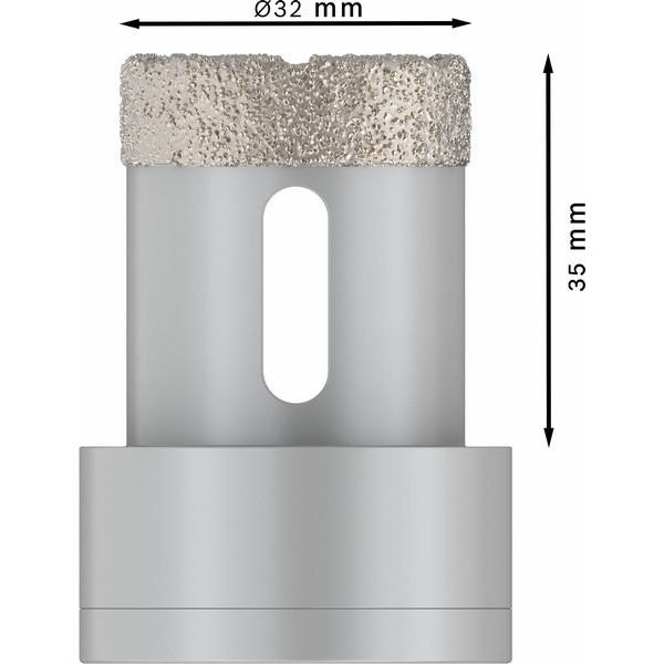 Bosch - Bohrer PRO Ceramic dry 2608599034 Trockenbohrkrone 32