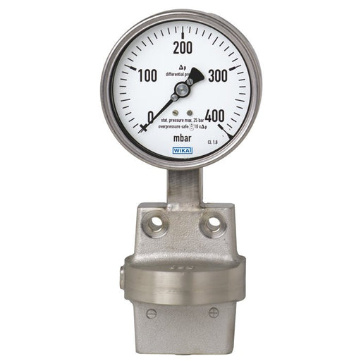 Wika Wiegand - Differenzdruckmanometer DifDrucMano 73251160 Cl1,6 9083014 1,6bar 2xG1/4innen