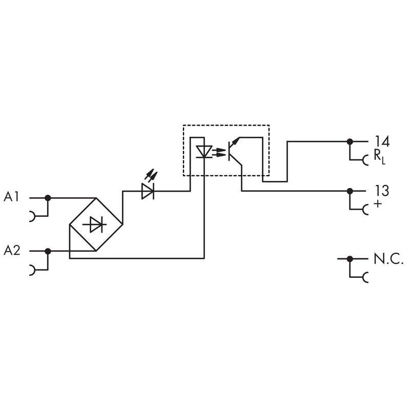 WAGO - Optokoppler Solid-State-Relaismodul 857-707 AC/DC 115 V