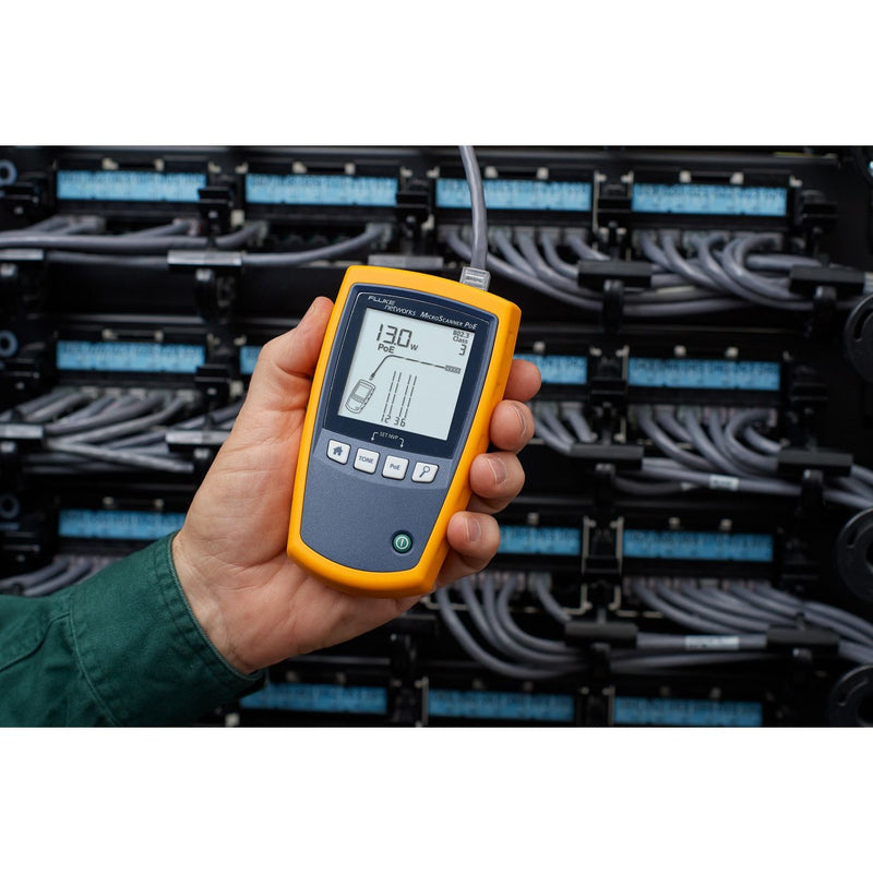 Fluke Networks - Mess-/Testgerät für Kommunikationstechnik MicroScanner POE MS-POE Kabeltester