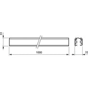 Philips Lighting - Stromschiene 3-Phasen-Stromschiene RBS750 #06539600 RCS750 5C6 L1000 BK
