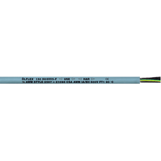Lapp Kabel&Leitung - Energiekabel < 1 kV, für ortsveränderlichen Einsatz ÖLFLEX 150 5G1,5 0015305