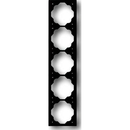 Busch-Jaeger - Abdeckrahmen Rahmen 5-fach 1725-775 schwarz matt, impuls