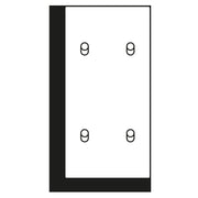 Jung - Abdeckung/Bedienelement für Installationsschalterprogramme Abdeckung mit Kipphebel LC 12-25 R 0 229 Zylinder