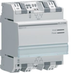 Elcom - Zusatzgerät für Türkommunikation Video-Verstärker RED711Y 2Draht BusSystem REG