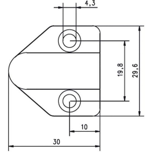 Assa Abloy effeff - Netzanschlussleitung Kabelübergang 10318-60-----00 Messing 60cm