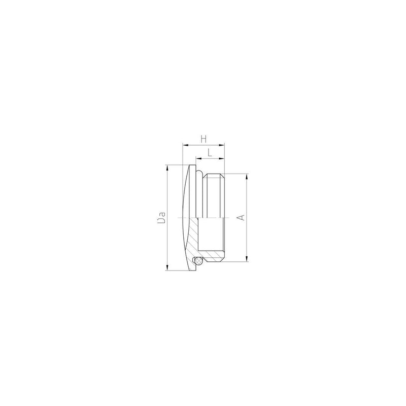 Jacob - Verschlussschraube V102-1032-03-EX MS-EX M32x1,5 − 50 Stück