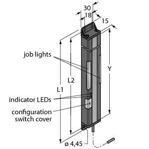 Turck - Kapazitiver Näherungsschalter Bestückungssensor PVA100N6E Pick-to-Light