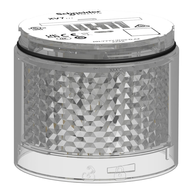 Schneider Electric - Signalsäulenelement, optisch Leuchtelement Multi. XVB7CM9 8 Farben 24V Acdc