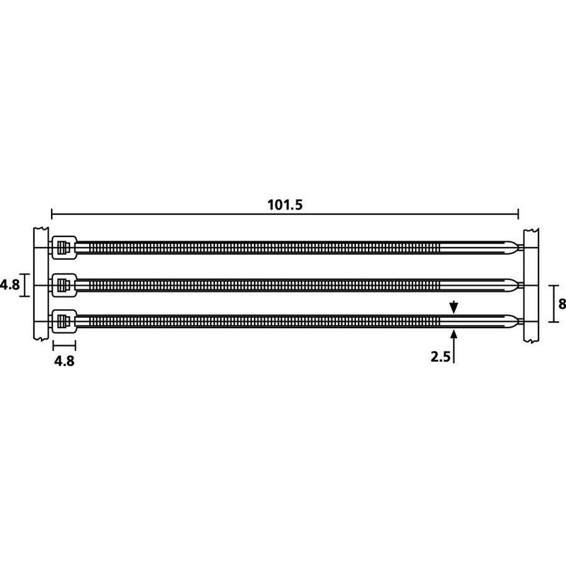 HellermannTyton - Kabelbinder T18RA3500-HS-NA-OD1 auf Spule − 14000 Stück