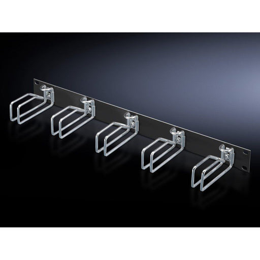 Rittal - Kabelführung für Gehäuse/Schränke Rangierpan. 1HE RAL9005 DK 7257.005 Bügel 43x105mm