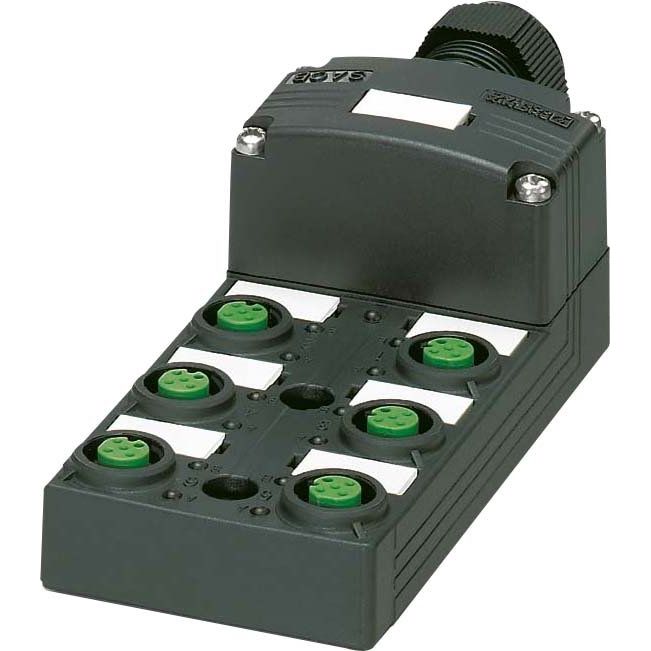 Phoenix Contact - Passiver Sensor-/Aktor-Verteiler (ohne Leitung) Sensor-/Aktor-Box SACB-6/ 6-L-C SCO P