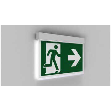 RP-Technik - Sicherheitsleuchte Rettungszeichenleuchte AXR403WL 3h, Wireless, ws