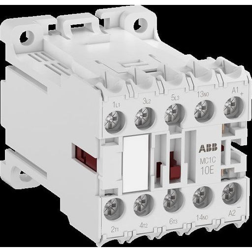 ABB Stotz S&J - Leistungsschütz zum Schalten von Wechselstrom Kleinschütz MC1C301ARB 3S, Hilfs 1Ö, 12V DC