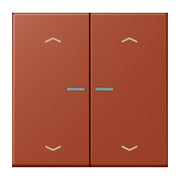 Jung - Abdeckung/Bedienelement für Installationsschalterprogramme Wippe mit Lichtleiter LC 102 KO5P 232 locre rouge
