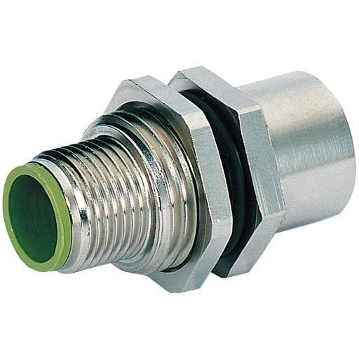 Murrelektronik - Rundsteckverbinder, Einbau (ohne Leitung) Schaltschrankdurchführung 7000-48111-0000000 M12, 8pol. A-cod