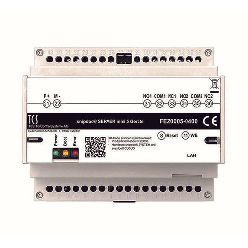 TCS Tür Control - Zusatzgerät für Türkommunikation snipdoo SERVER FEZ0005-0400 mini 5 Geräte